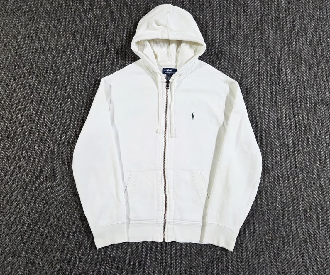 폴로 랄프로렌 아이보리 화이트 써멀 후드집업
 상품이미지1