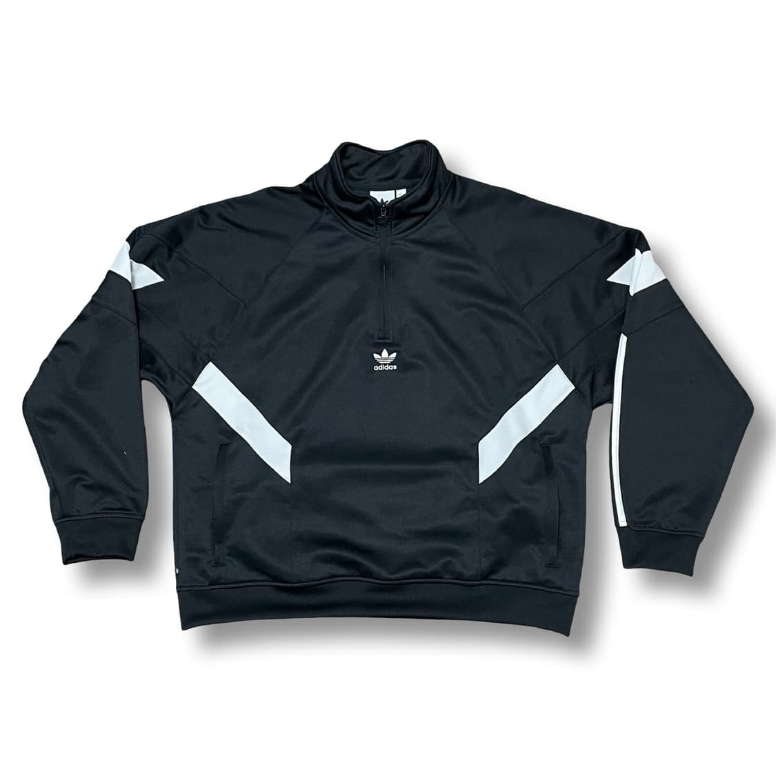 [XL] 아디다스 블랙 트랙 하프집업 하프져지 민트급 상품이미지1