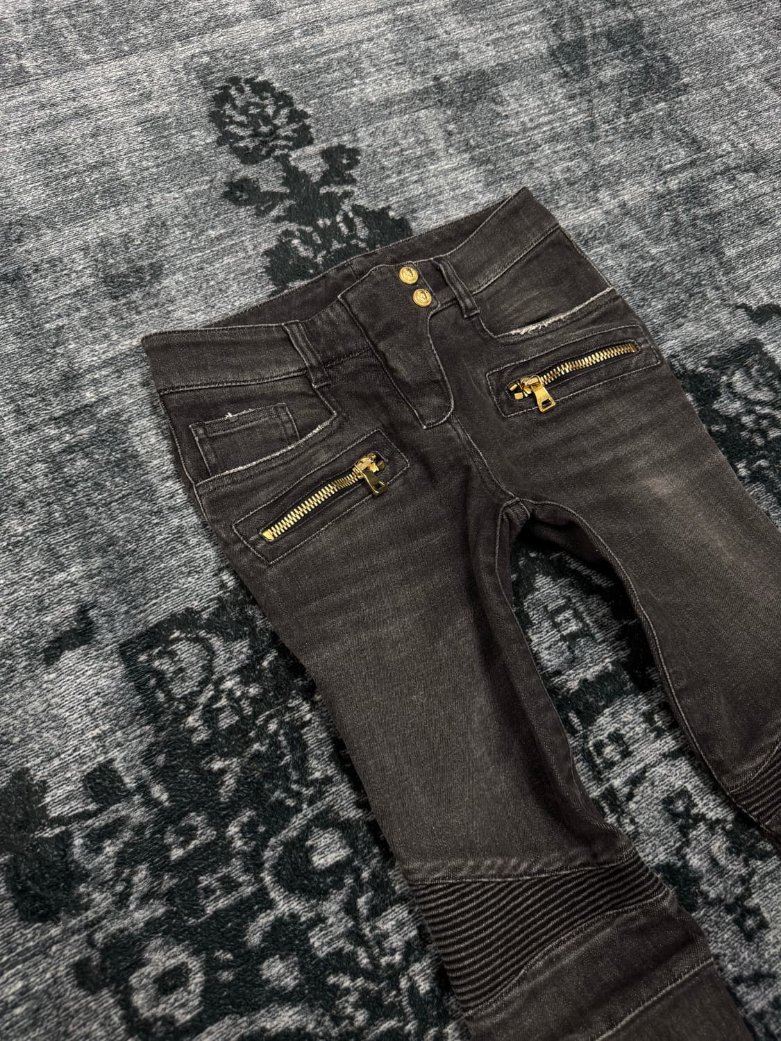 Balmain 16ss zipper slim biker pants 상품이미지3