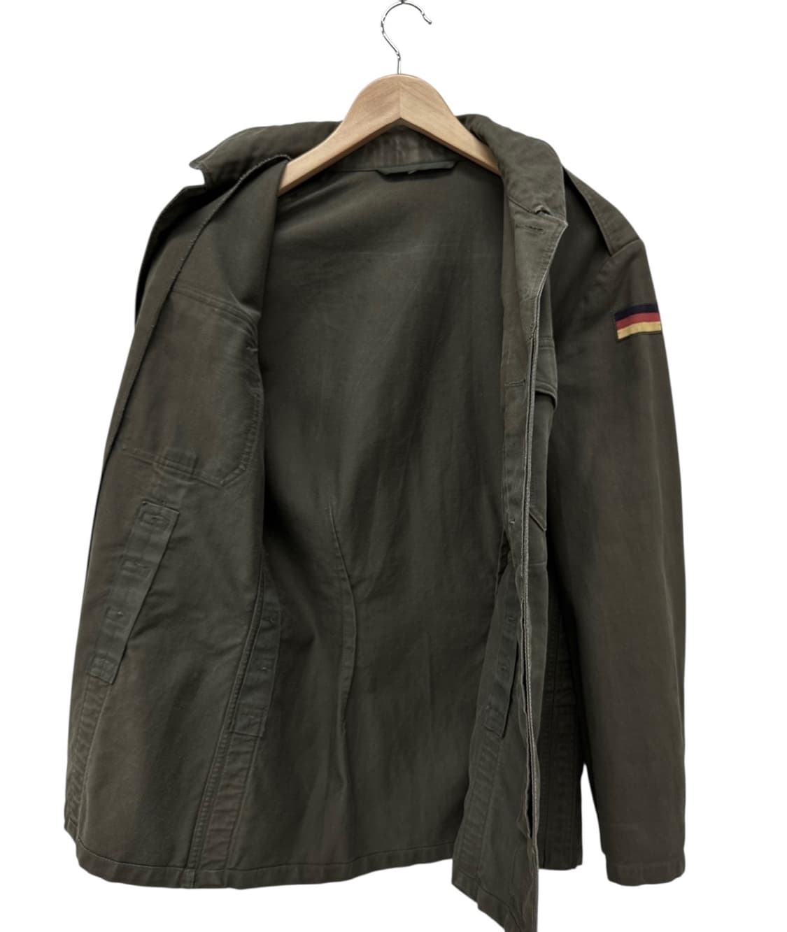 80s GMBH 독일군 퍼티그자켓 카키 (M) 상품이미지8