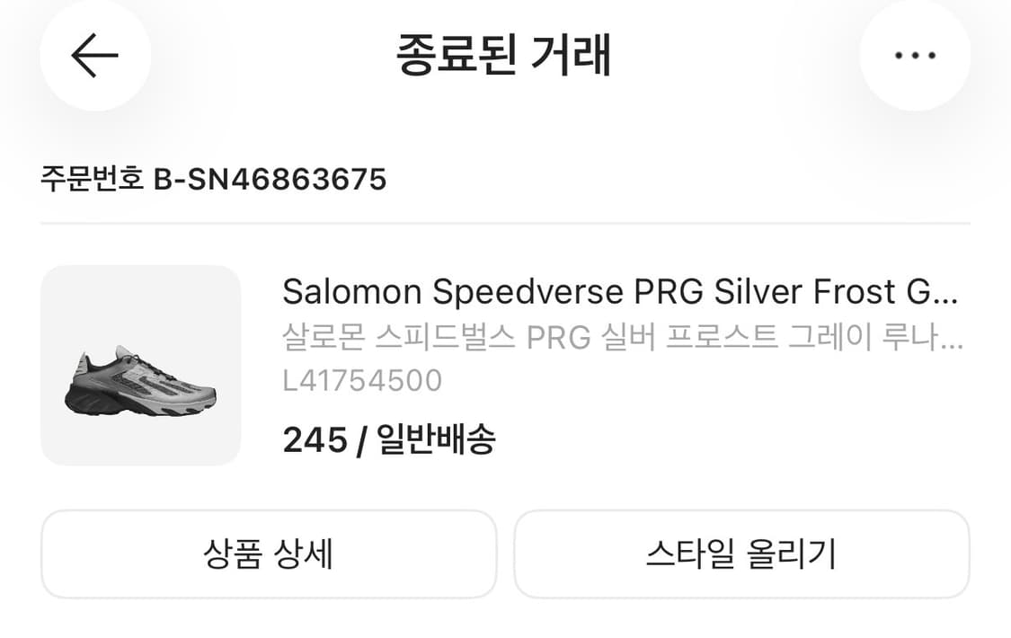 살로몬 스피드벌스 245mm 상품이미지4