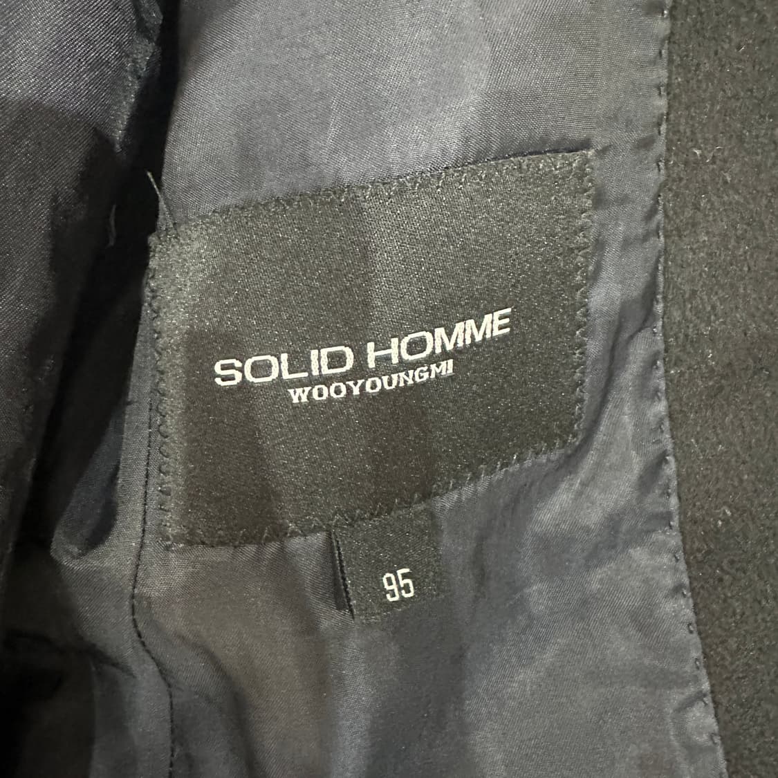 솔리드옴므 우영미 캐시미어 혼방 코트 M 상품이미지3