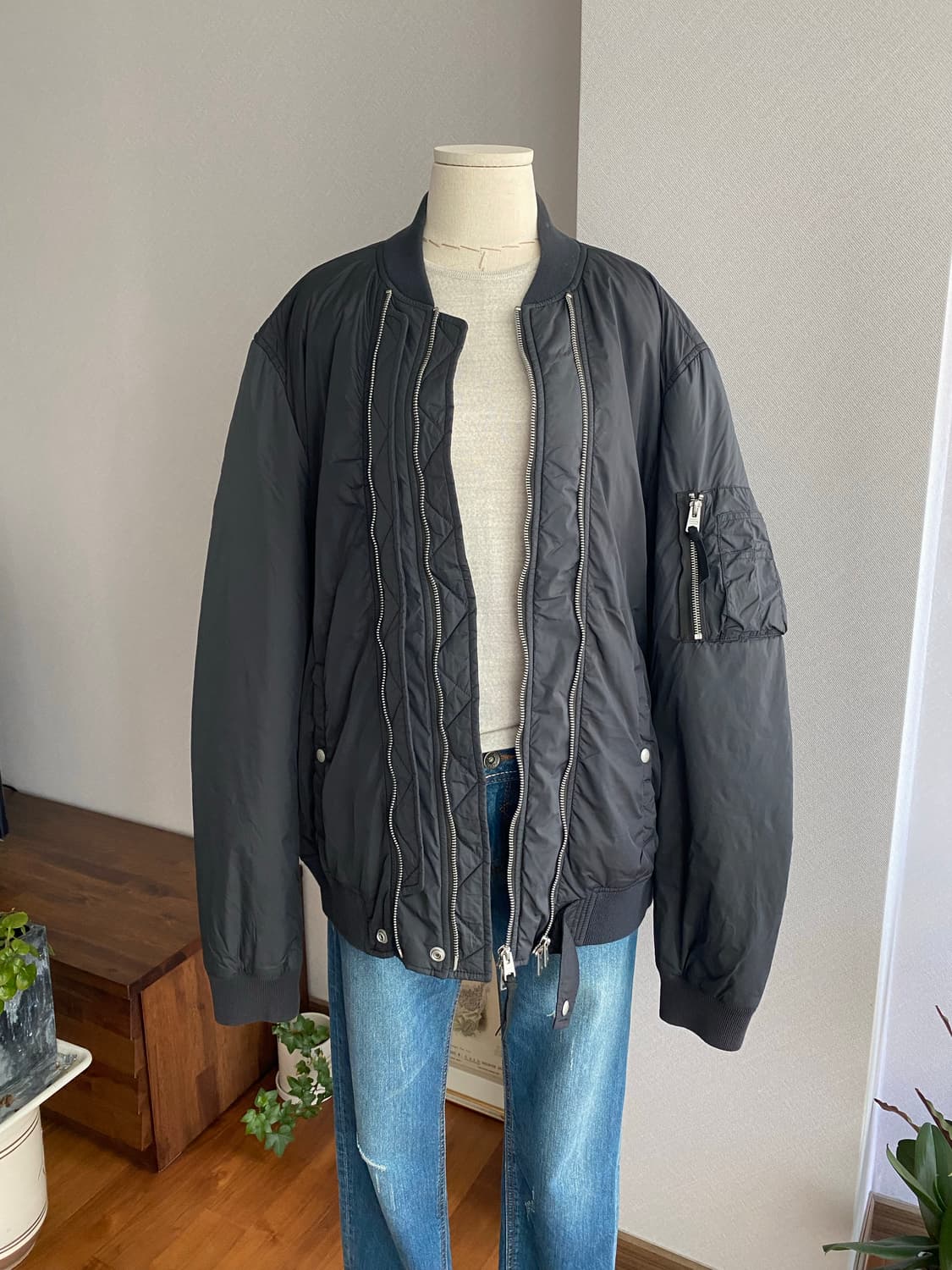 ALLSAINTS  올세인츠 경량패딩 보머쟈켓(XXL) 상품이미지5