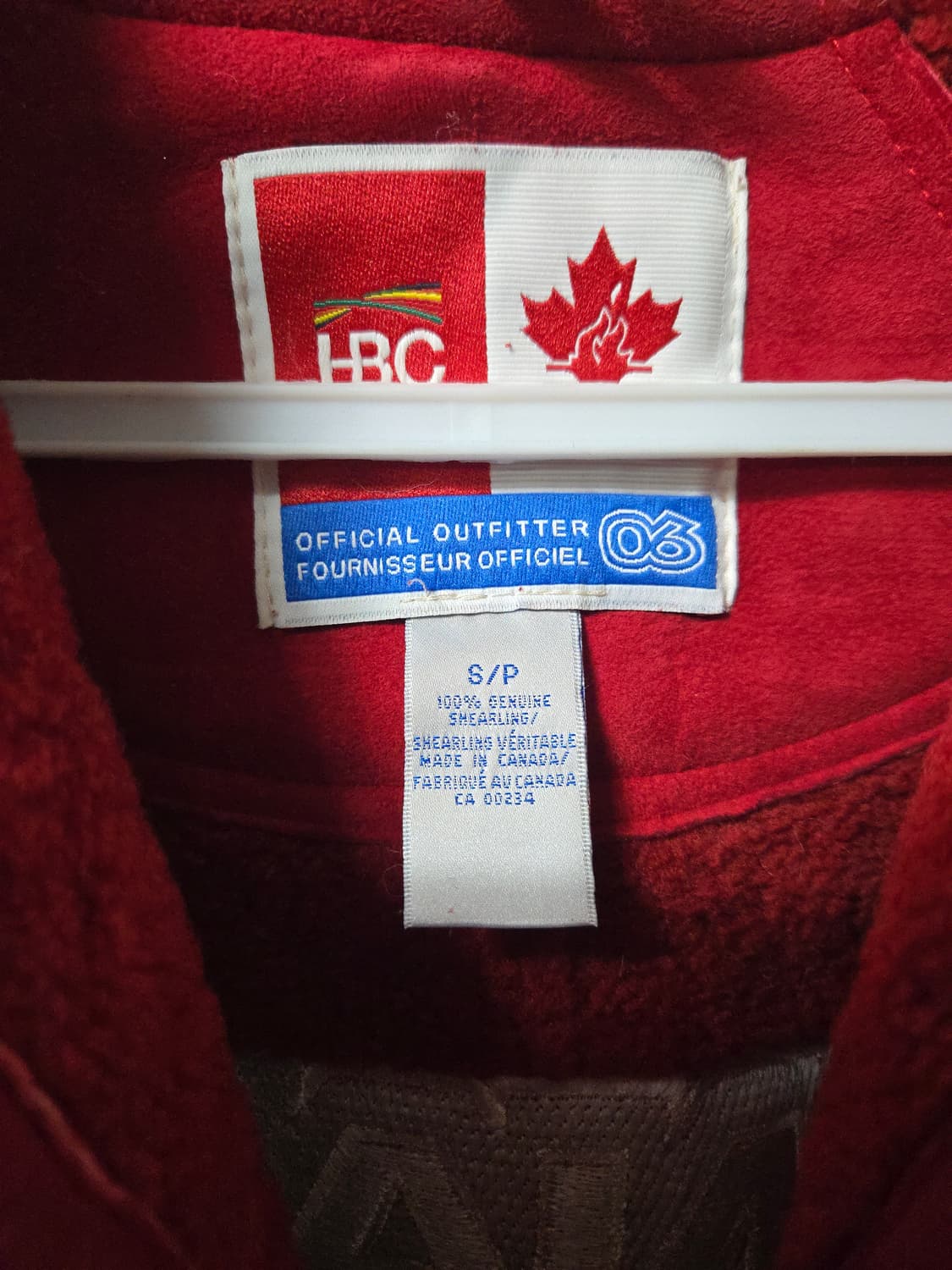 캐나다 동계 올림픽 시어잉 무스탕 후드 집업 55~66 상품이미지5