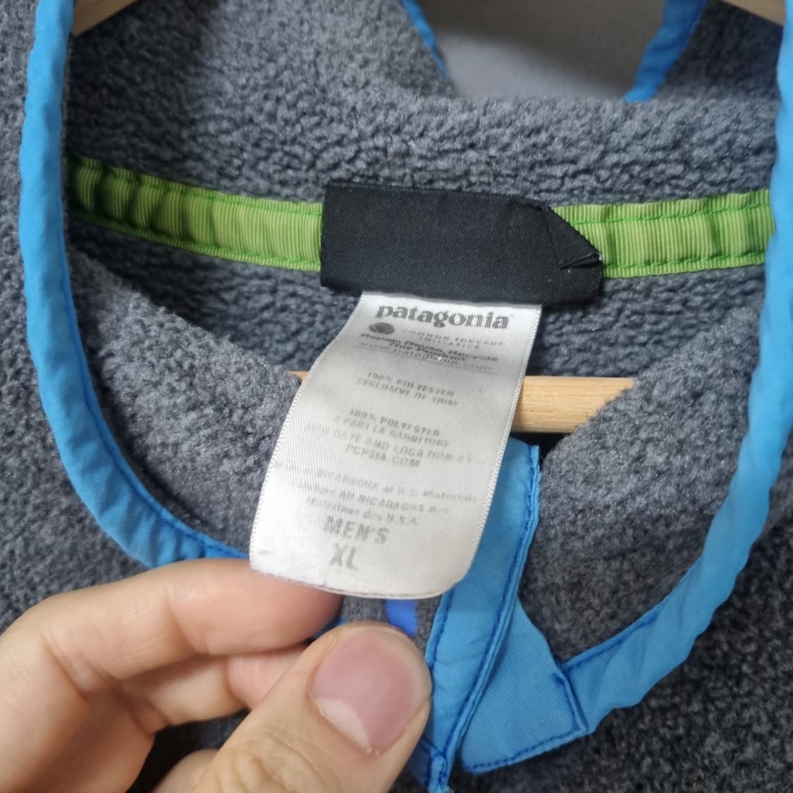 파타고니아 신칠라 11시즌 니켈 블루 xl 상품이미지3