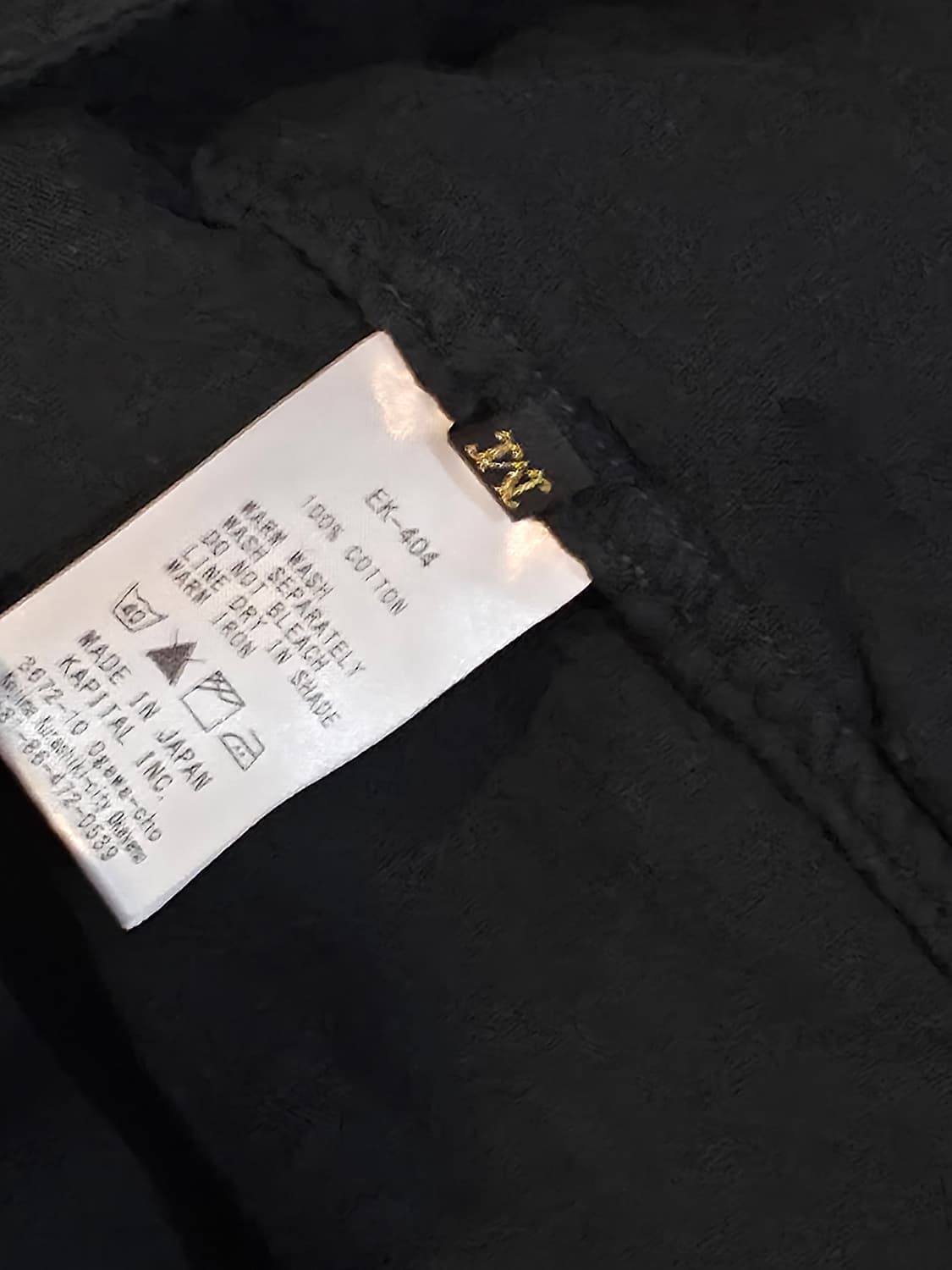 Kapital high neck shirt 상품이미지4