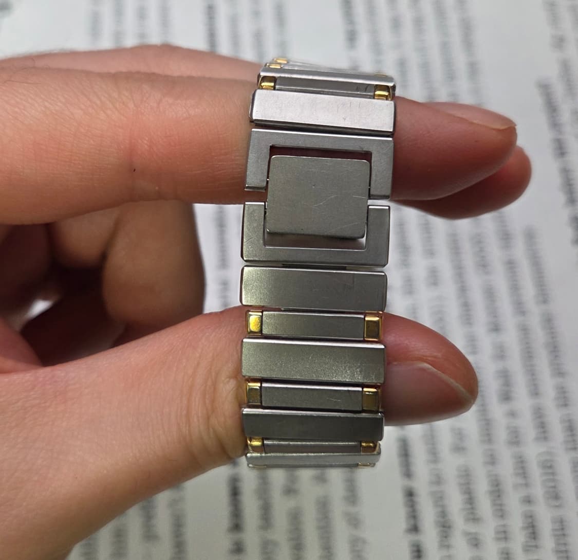 빈티지 세이코 사각탱크 그레이 다이얼 칼침핸즈 슬림쿼츠 브레이슬릿 ver 상품이미지6