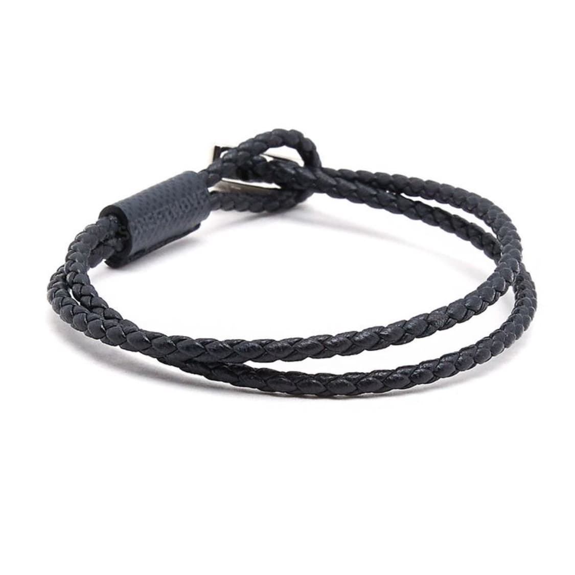 프라다 가죽 팔찌 블랙 풀박스 상품이미지7