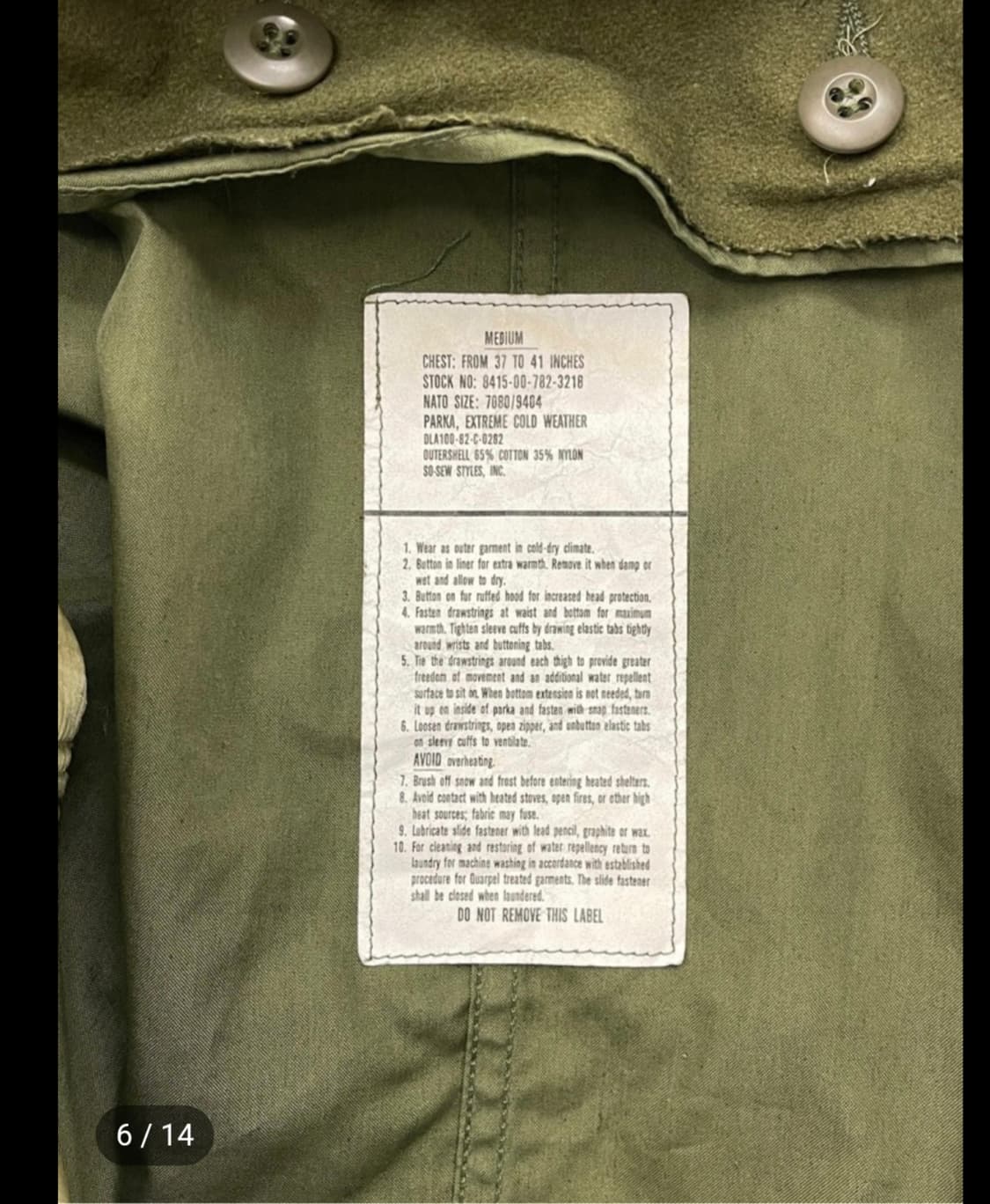 피쉬테일 개파카 오리지널 상품이미지5