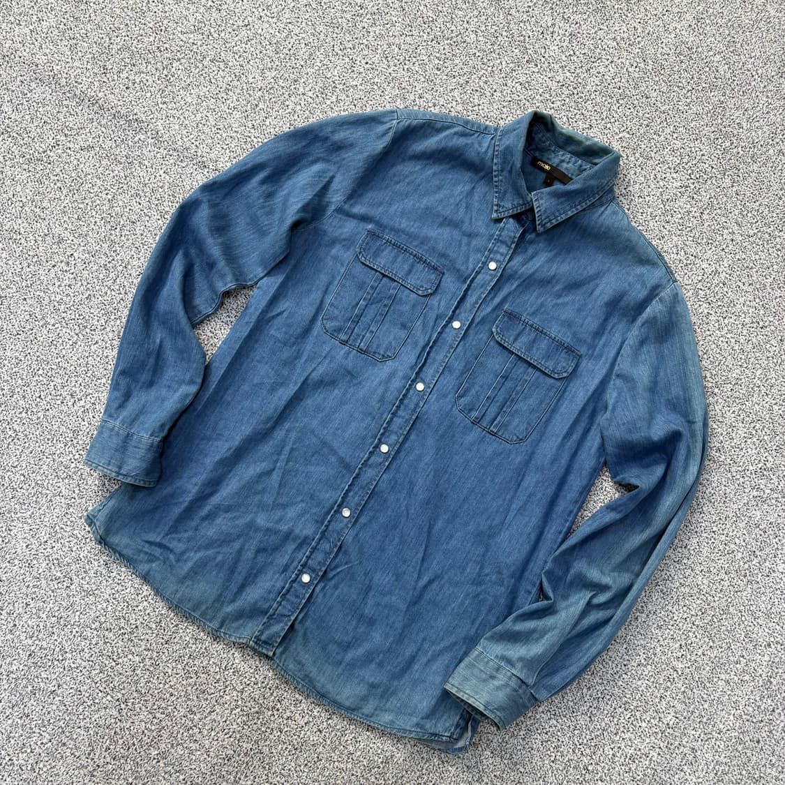 1 마쥬 여성 데님 셔츠 (단추헐거움) 0317J 상품이미지1