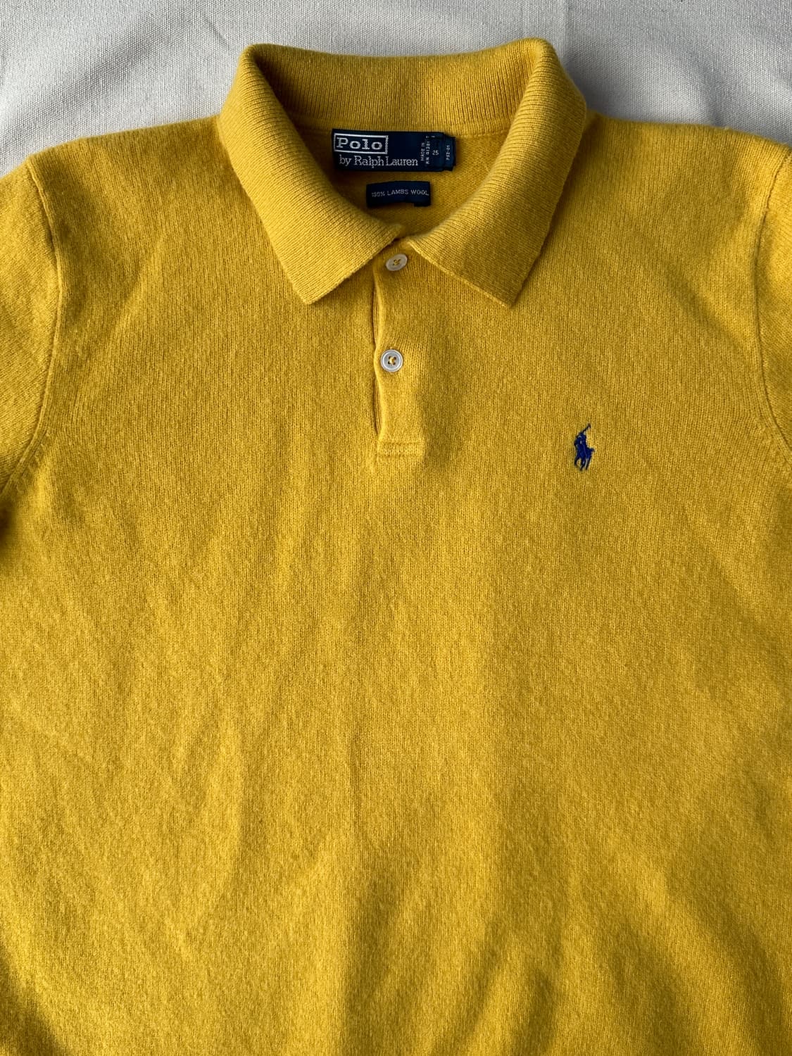 폴로 램스울 니트 카라 머스터드 XL (100) 상품이미지7