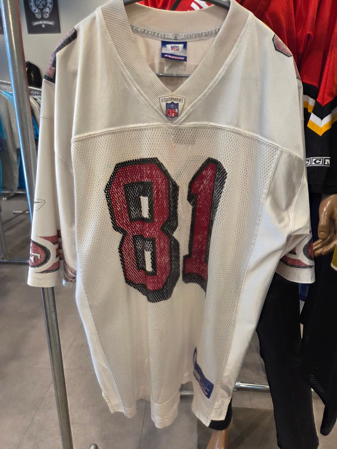 [Reebok/L] NFL 샌프란시스코 49ers 오웬스 저지 (블록코어 상품이미지1