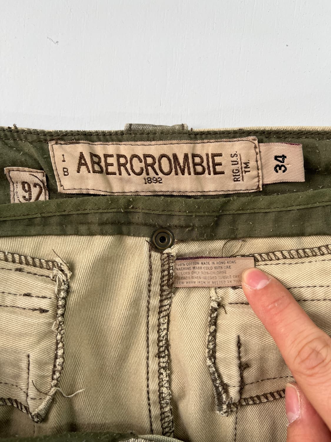 아베크롬비 카모플라주 카고 하프팬츠 상품이미지8