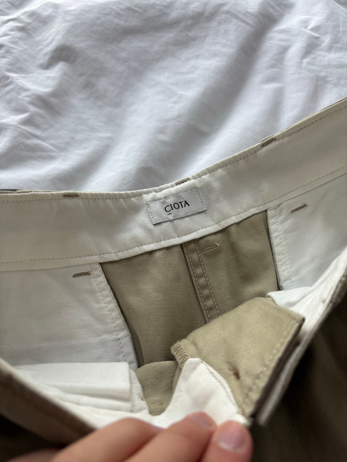 시오타 치노 팬츠 2사이즈  (허리 26-28인치) 상품이미지2