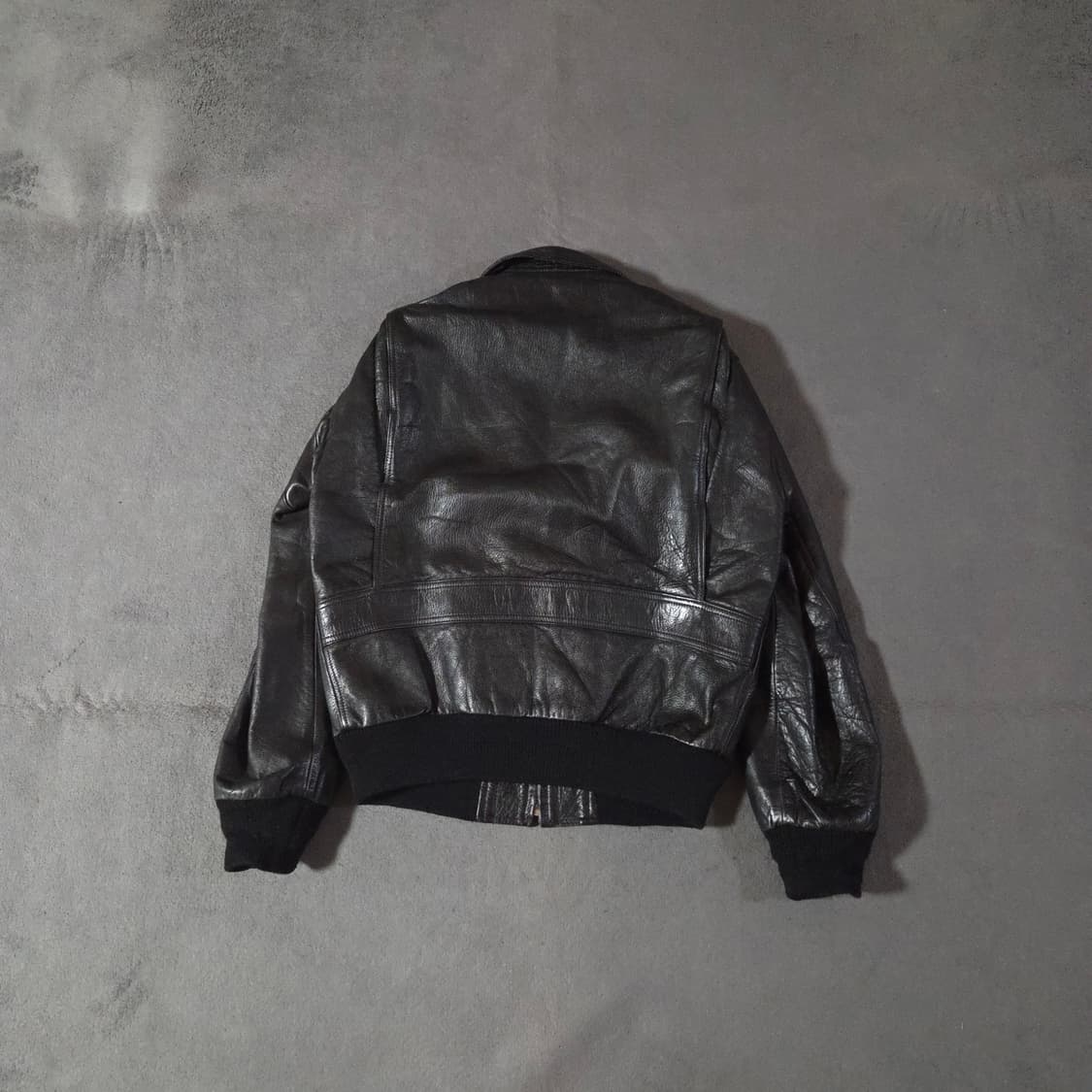 ROBO BAHRON 카프레더 카프스킨 A-2 자켓 M 상품이미지2