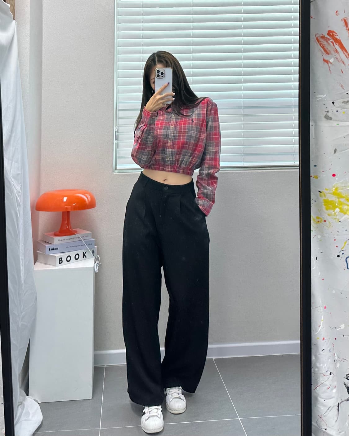 (WOMEN)폴로 크롭 셔츠-M840 상품이미지7