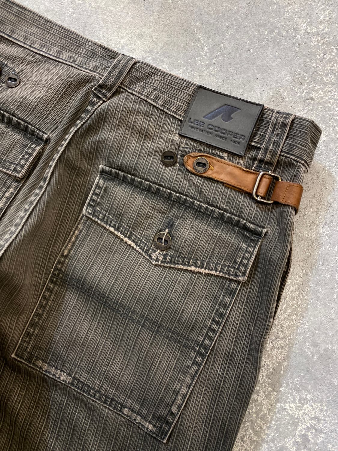 [32] Lee Cooper 리 쿠퍼 아메카지 데님 퍼티그 팬츠 상품이미지8