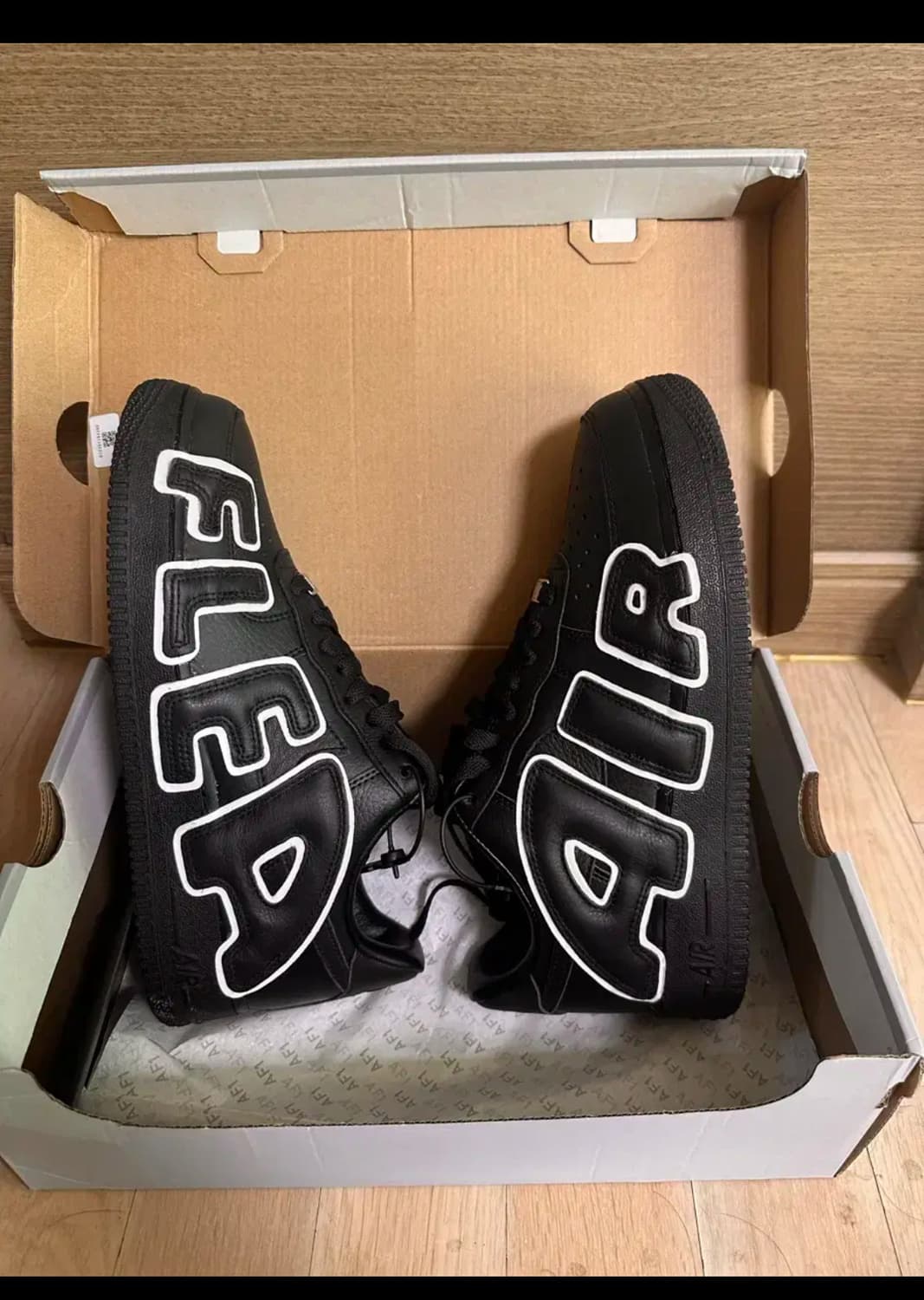 나이키 x CPFM 에어포스 1 로우 프리미엄 블랙 상품이미지5