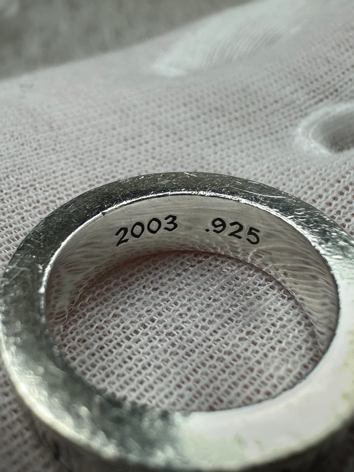 [US 5.5] 백화점판 정품 크롬하츠 퍽유링 6mm 상품이미지8