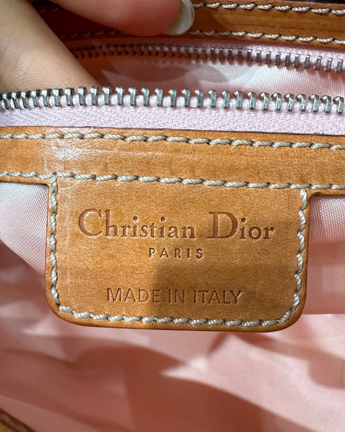 크리스찬 디올 베이지 로맨틱 트로터 숄더백  상품이미지8