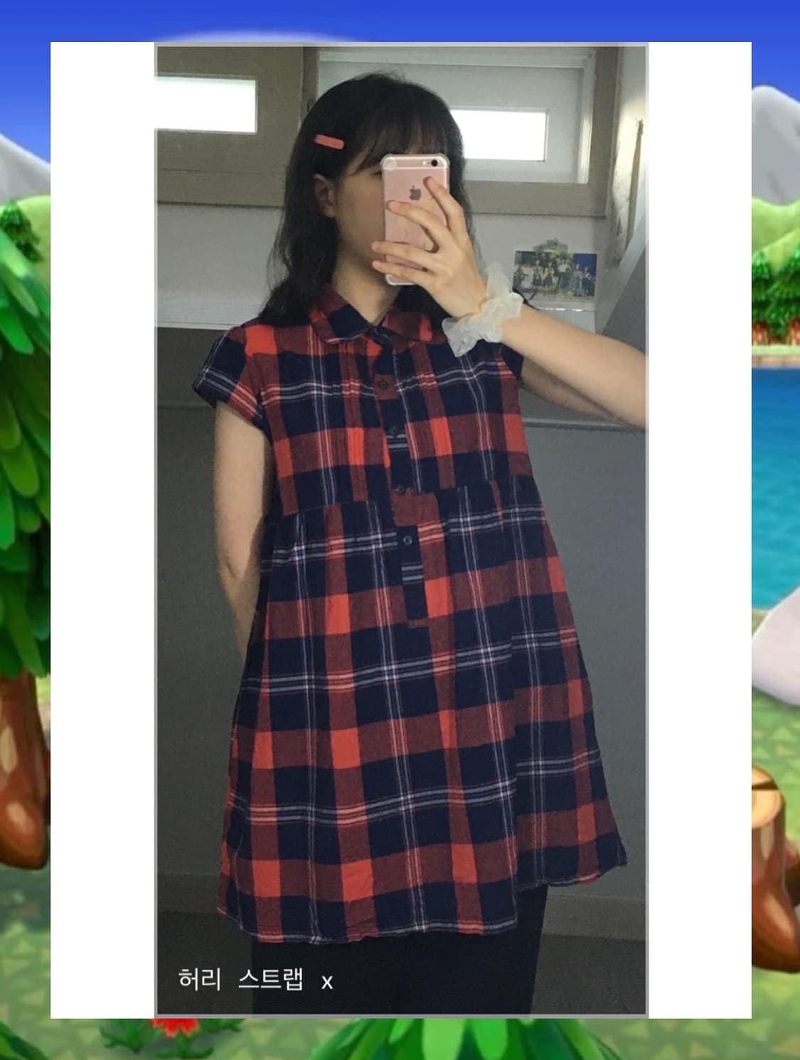 캐캐체 아무st❤️🖤 아방핏 체크 원피스 상품이미지3