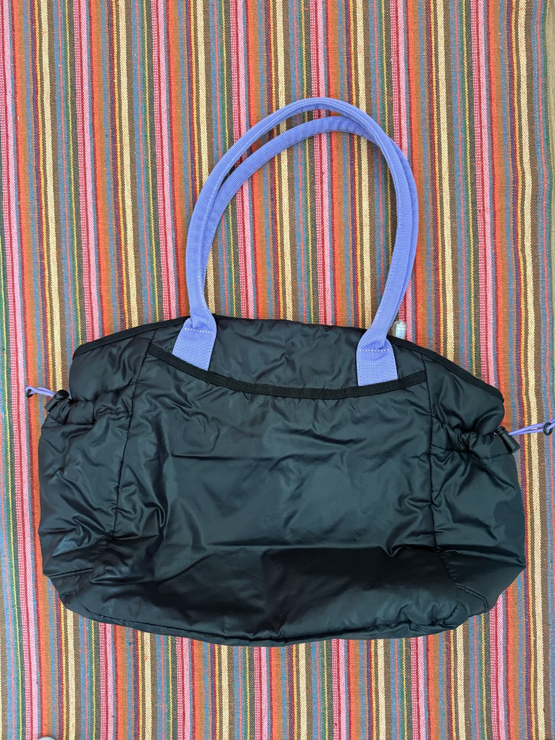 [MIZUNO] 블랙 패디드 나일론 토트백 상품이미지2