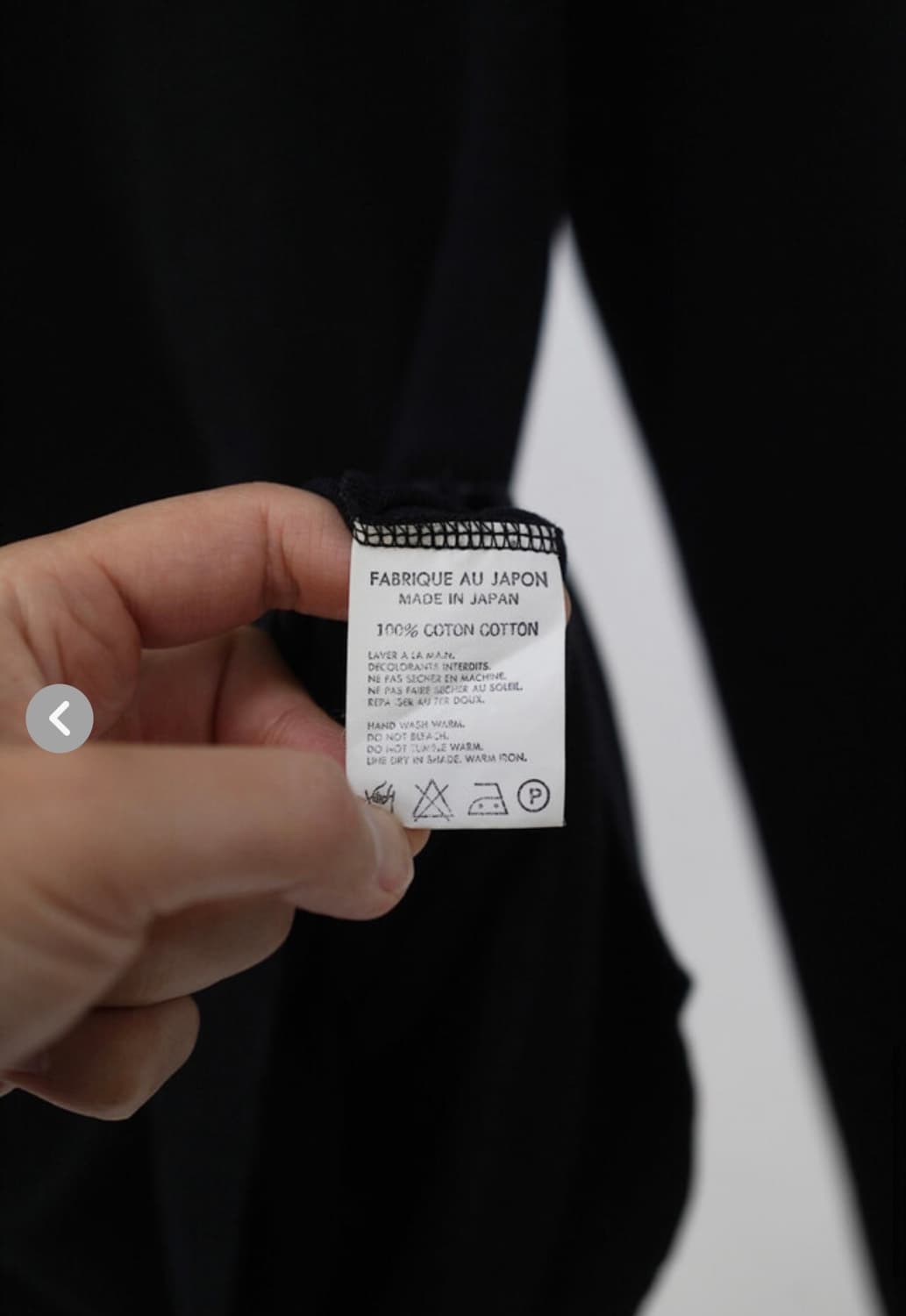 요지 야마모토 하이넥 탑 상품이미지4