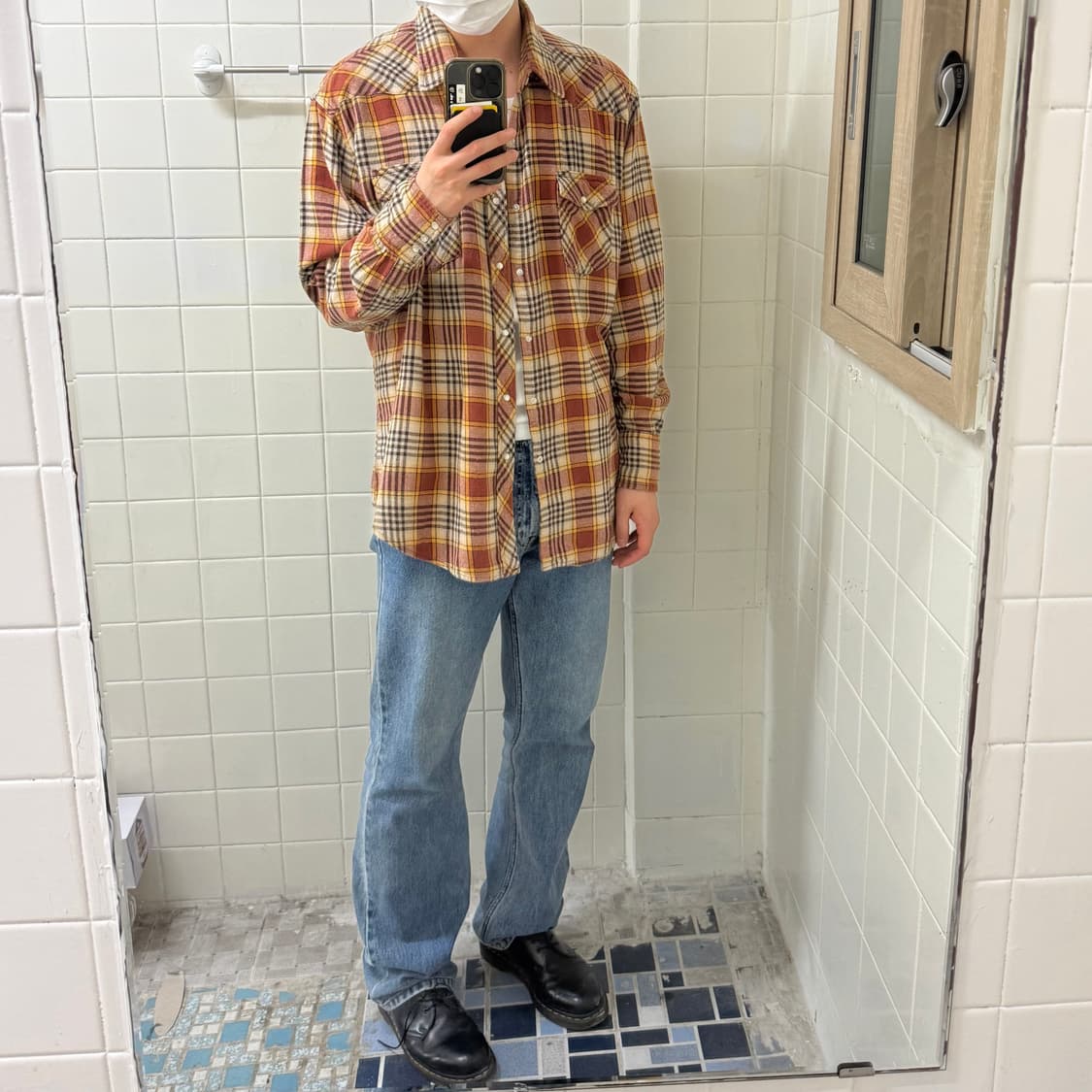 랭글러 플란넬 요크 웨스턴 셔츠 상품이미지3