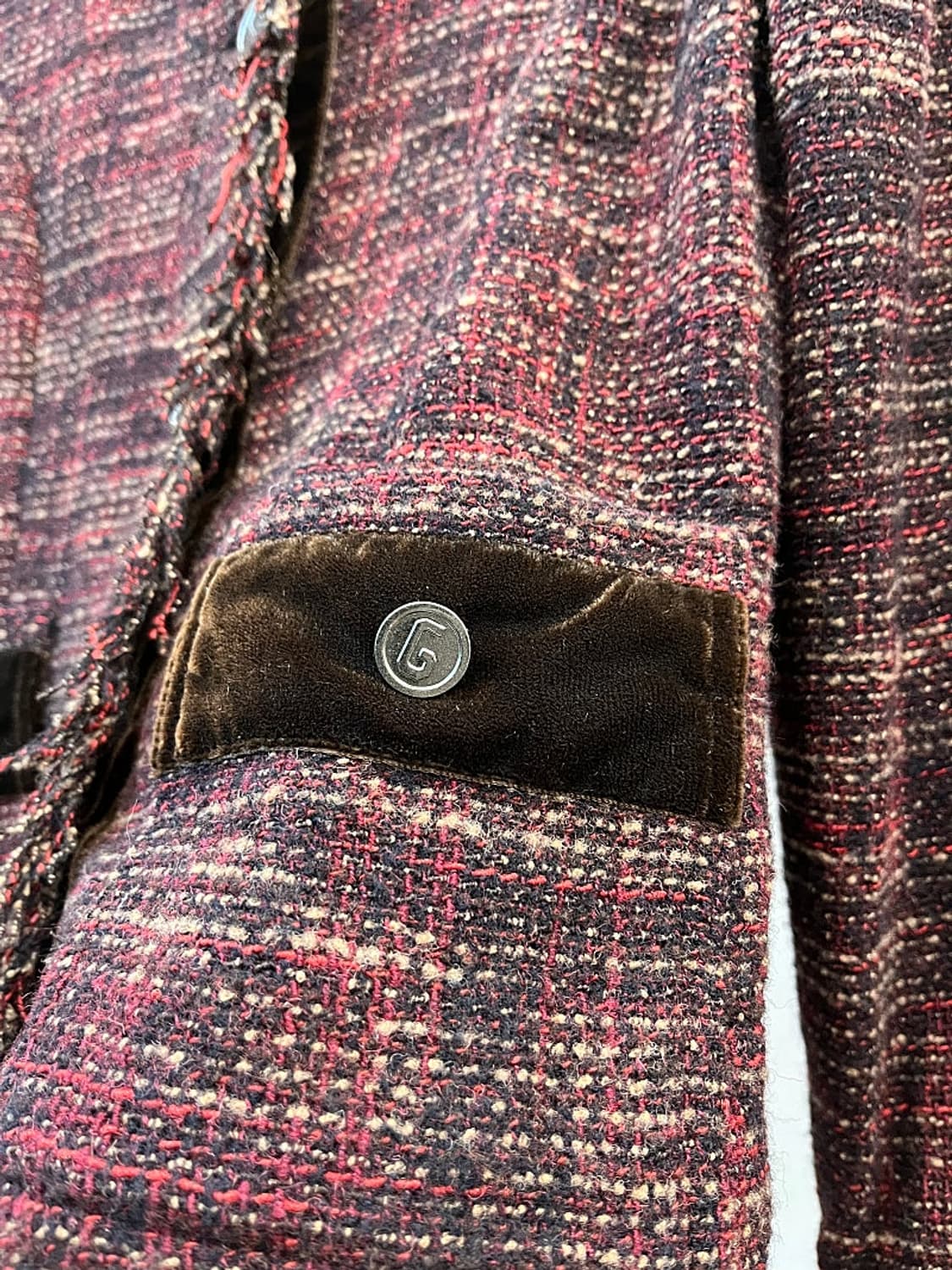 여) 돌체앤가바나 벨벳 트위드자켓  상품이미지5