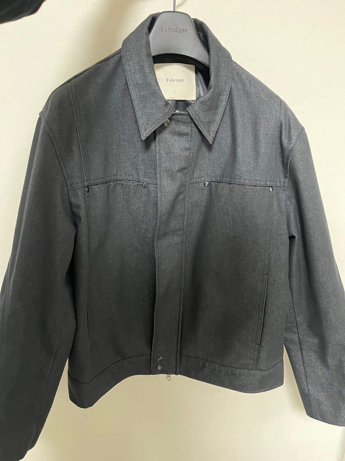 파브레가 히든 플라켓 데님 트러커자켓 상품이미지3