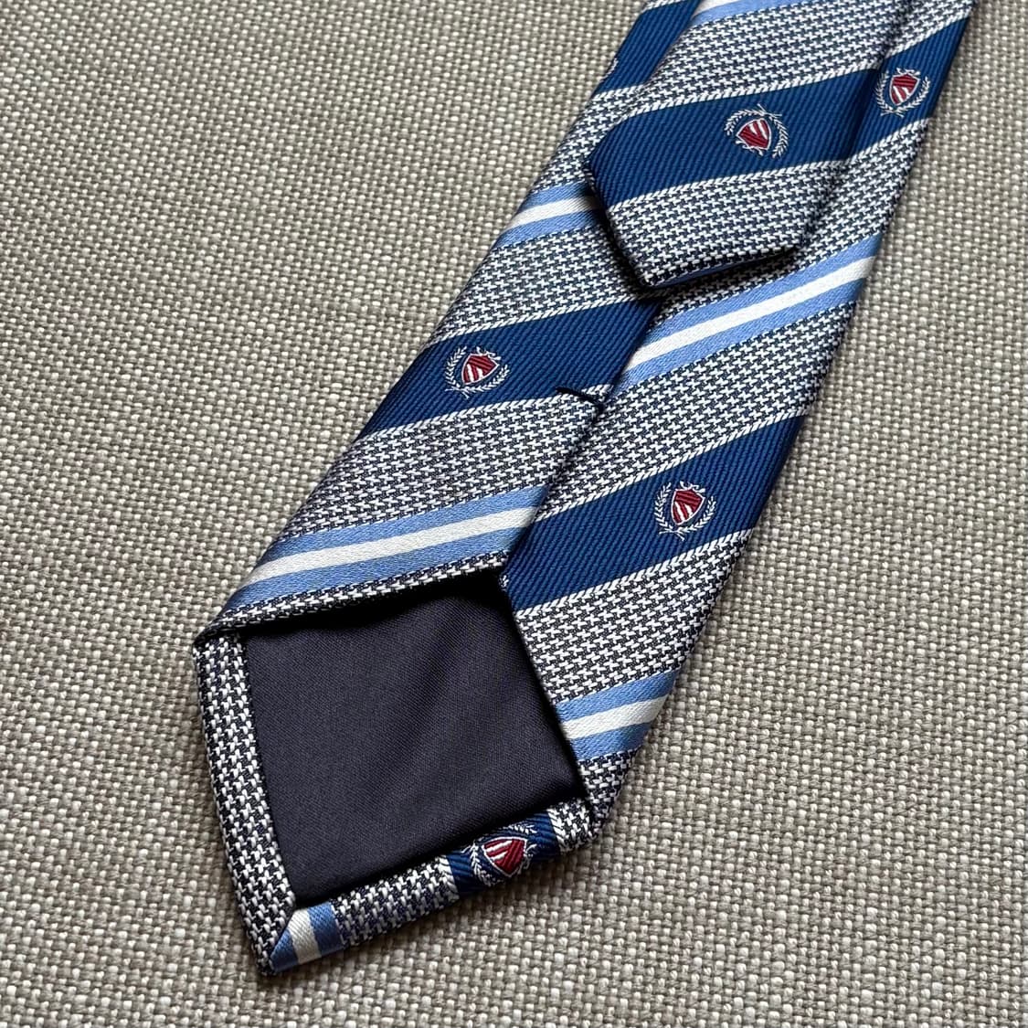 90s 폴로 랄프로렌 쉴드 레지멘탈 실크 타이 상품이미지6