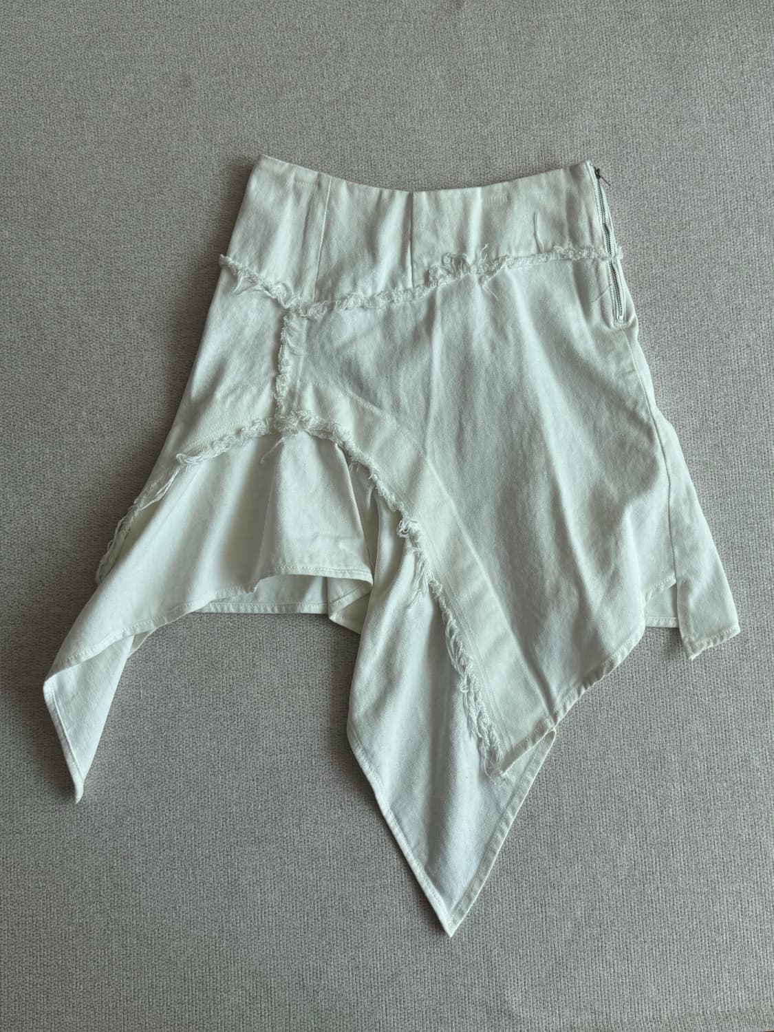 글로니 그런지 데님 스커트 bones grungy skirt 상품이미지4
