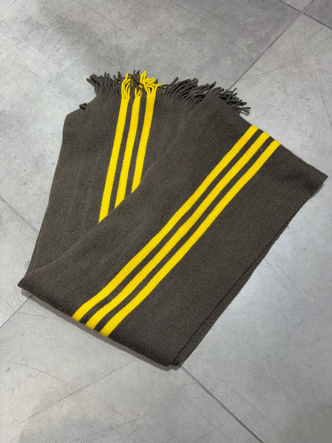 아디다스 초코 브라운 아크릴 머플러 상품이미지6