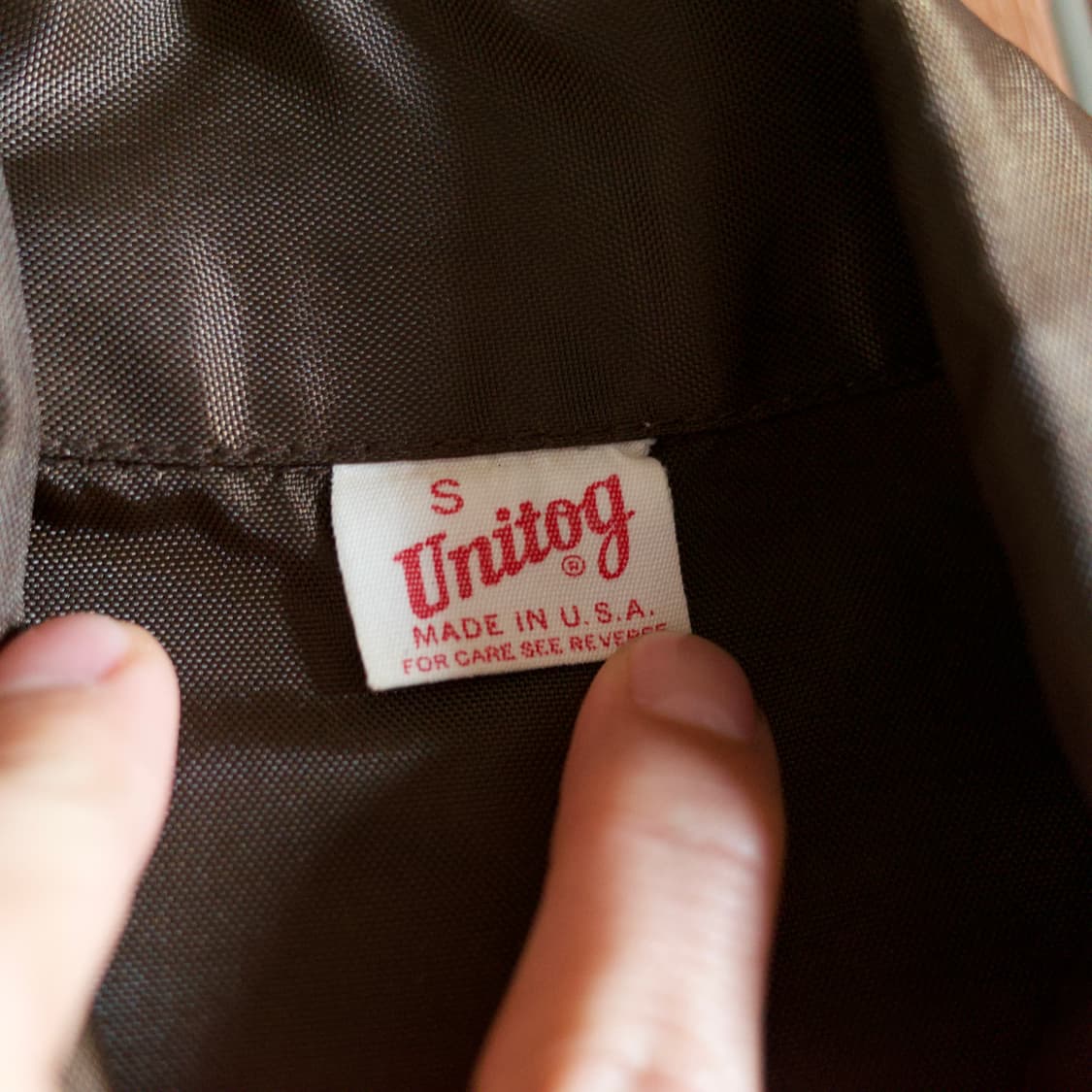 80’s Unitog usa made nylon zip-up jacket 상품이미지7