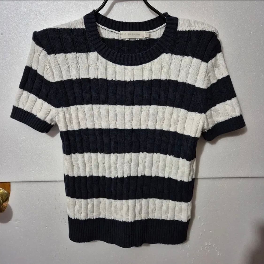 570 ) 지오다노 s 면 케이블 니트 쫀쫀 도톰 최상급 상품이미지1