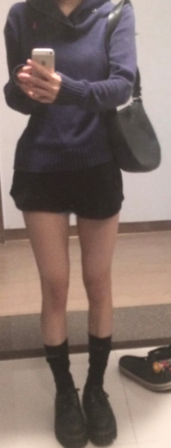 폴로 니트 후드 넥카라 숄카라넥 골지 립 상품이미지4