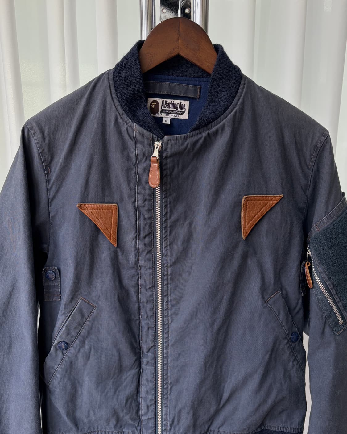 [M]베이프 BAPE B-15A 코튼 플라이트 자켓 상품이미지6