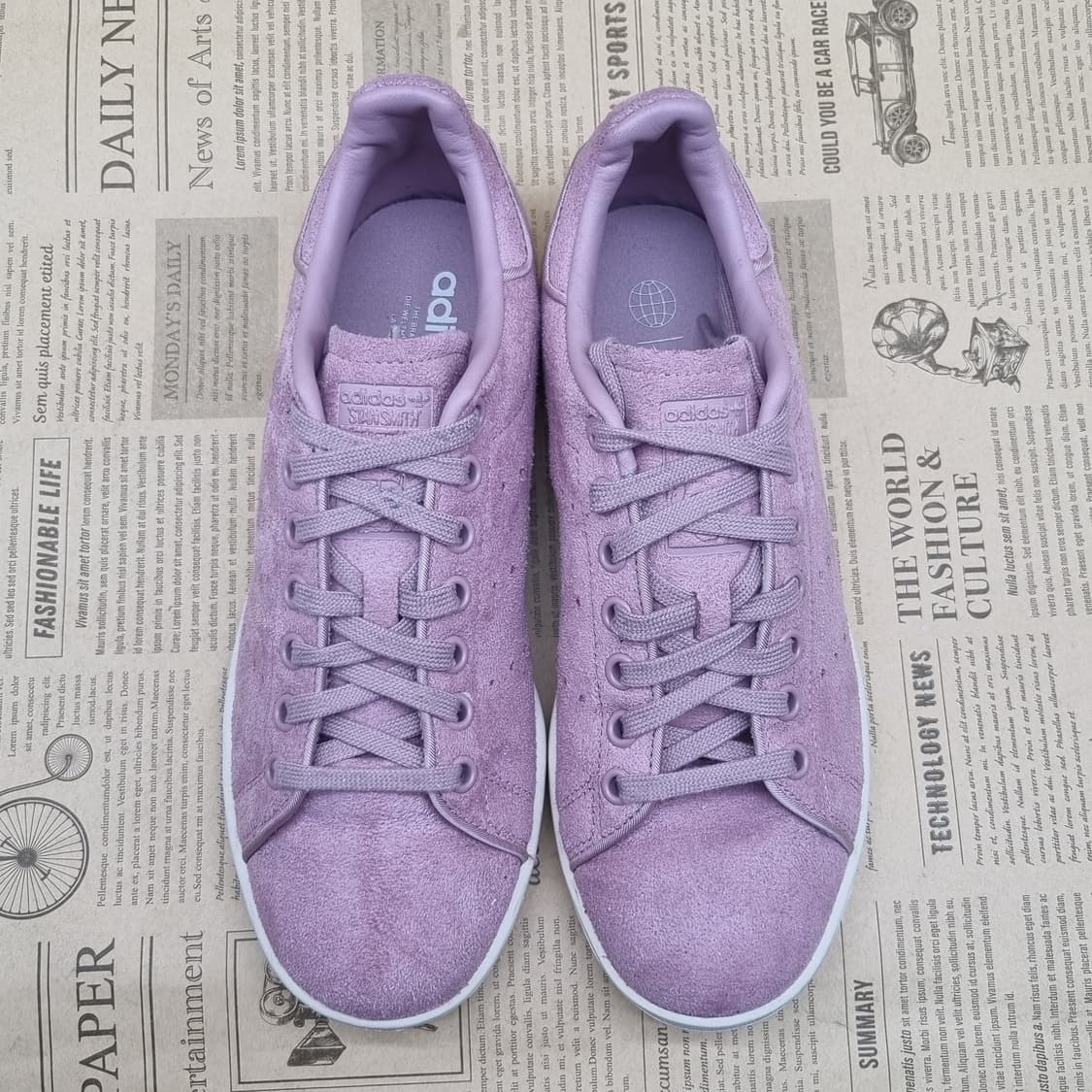 아디다스 스탠 스미스 퍼플 스웨이드245 상품이미지2