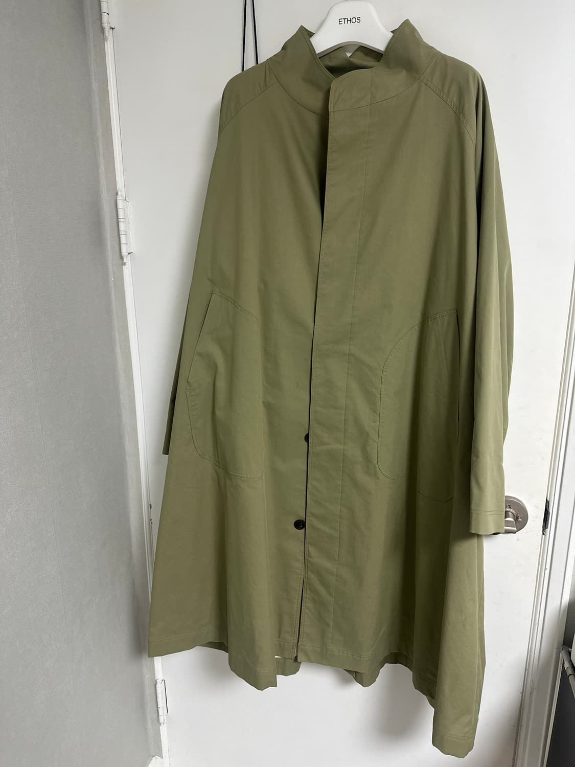 ethos 에토스 카키 트렌치 상품이미지2