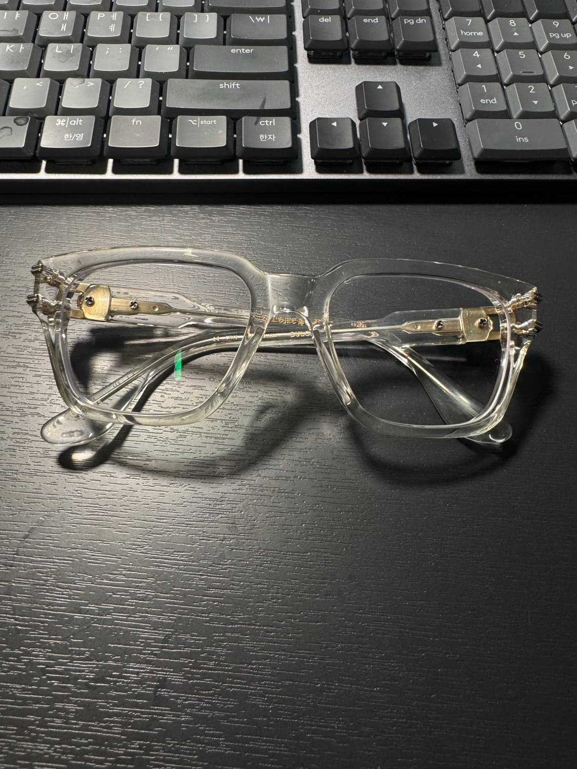 크롬하츠 벌지 클리어골드 안경 상품이미지2