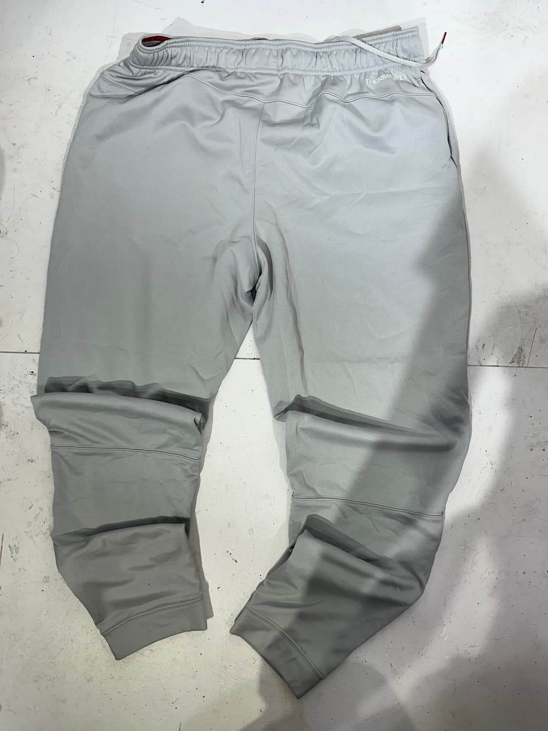 나이키 그레이 와이드 레드 스우시 추리닝 바지 XL 상품이미지5