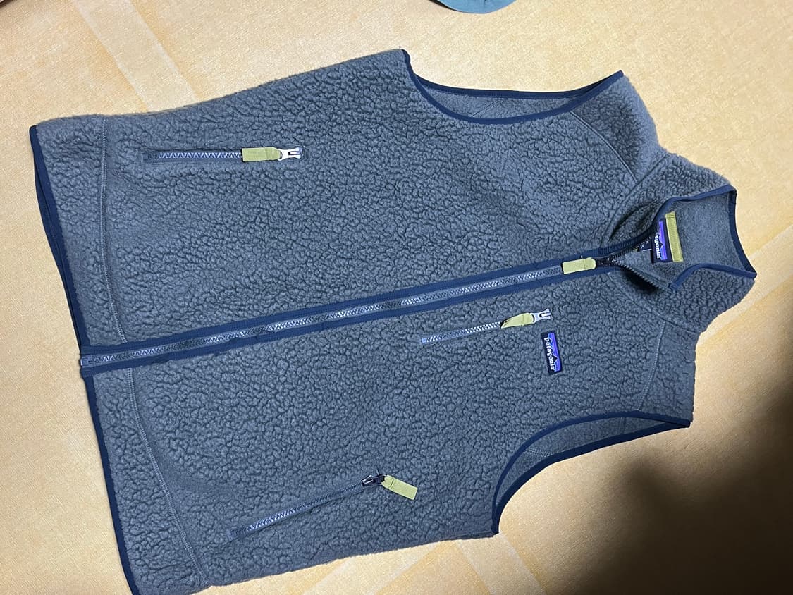 파타고니아 레트로 파일 플리스 베스트 M 카키 상품이미지1