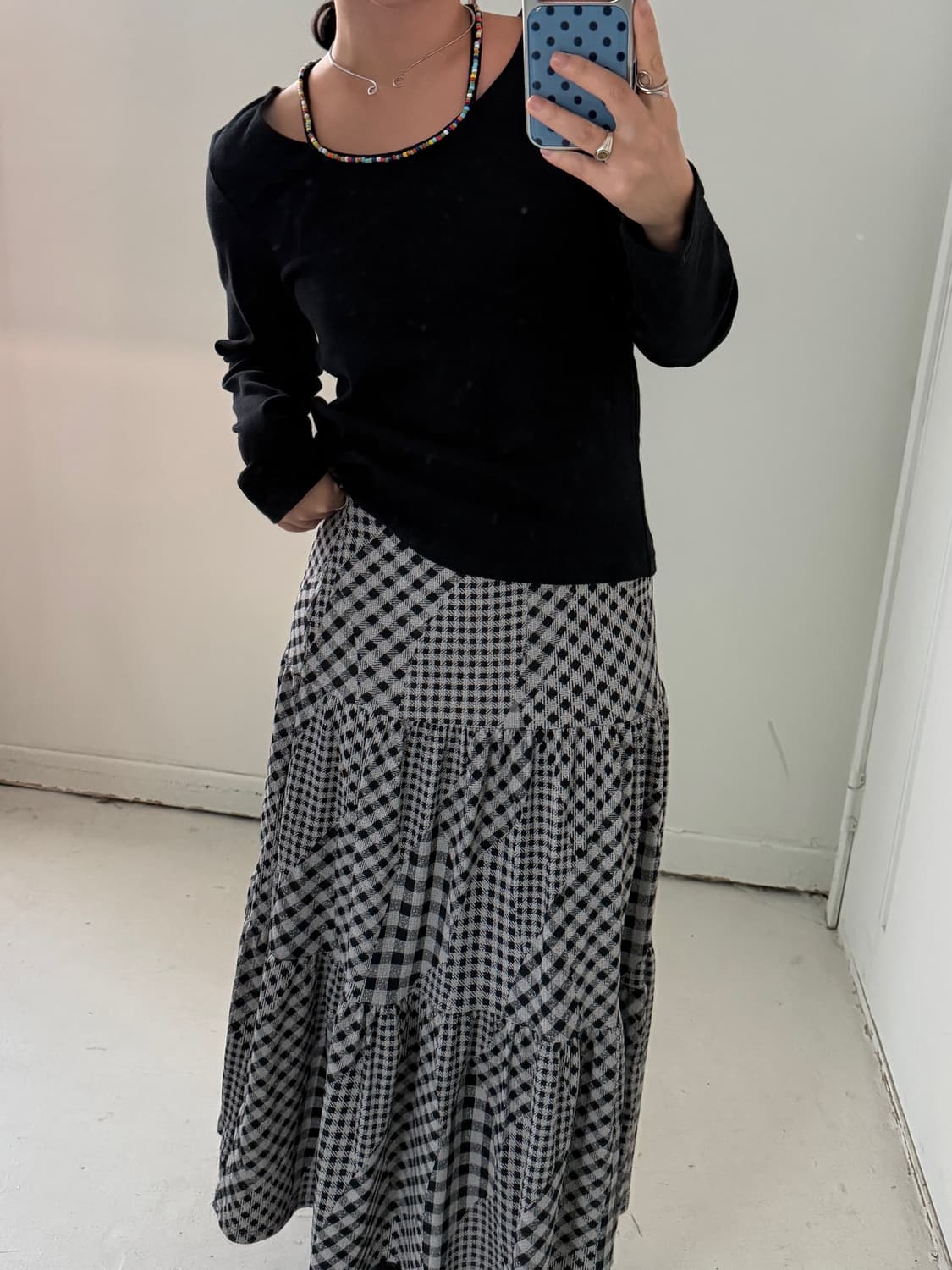 일본빈티지 티티카카 모리 비즈 롱슬리브 상품이미지3