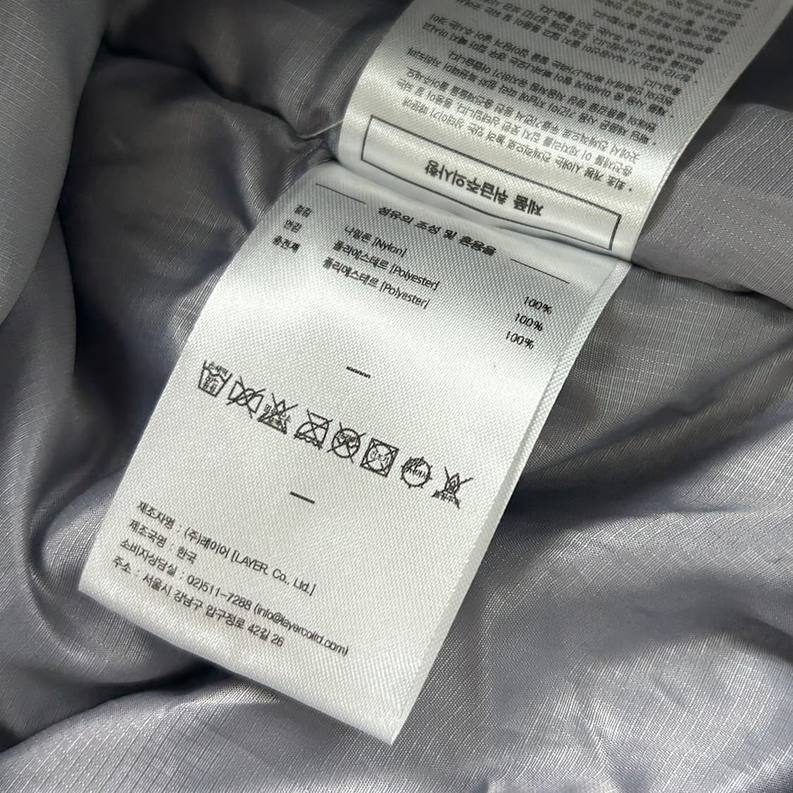 퍼즈 나일론쉘 빅포켓 누빔 봄버 자켓 그레이 상품이미지6