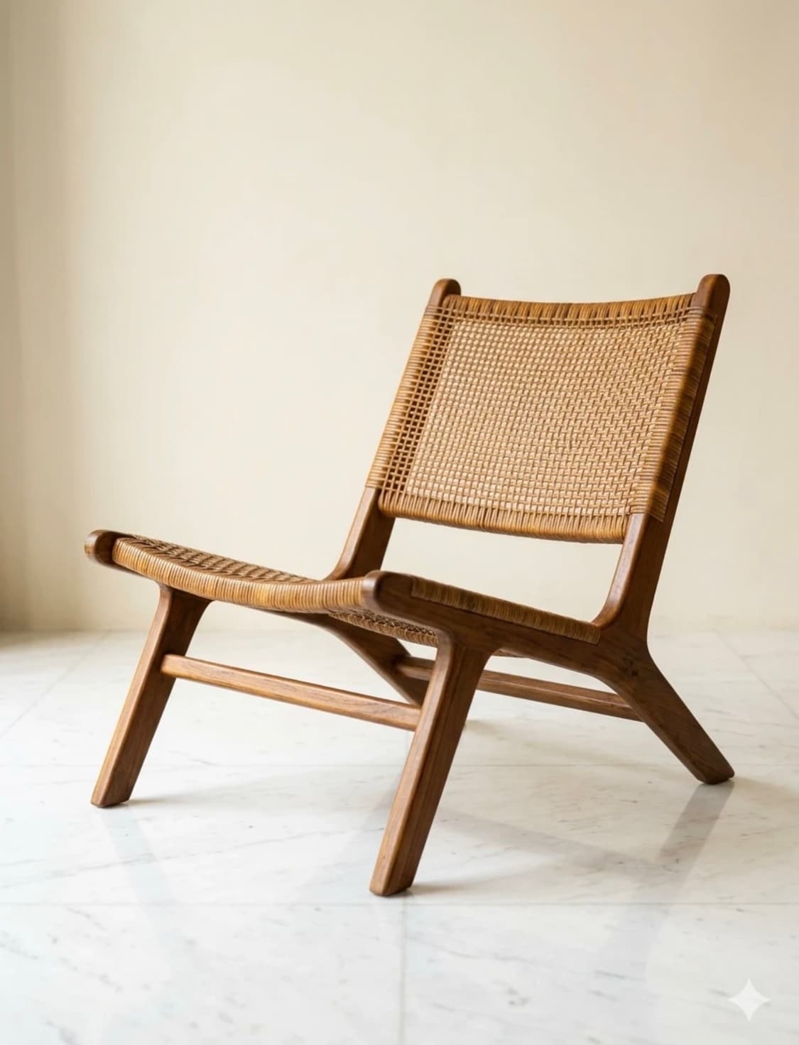 티크 원목 라탄 빈티지 체어 의자 상품이미지1