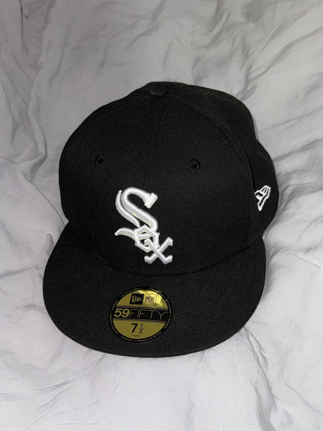 MLB 뉴에라 712 어센틱 시카고 화이트삭스 피티드캡 게임 블랙 상품이미지1
