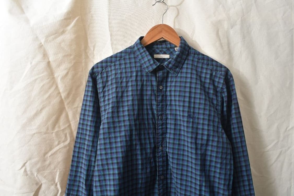 버버리 체크 셔츠 L M0387 상품이미지10
