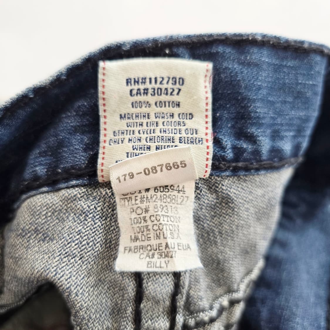 트루릴리전 청바지 빌리 일자 데님 사이즈31 R5308 상품이미지7