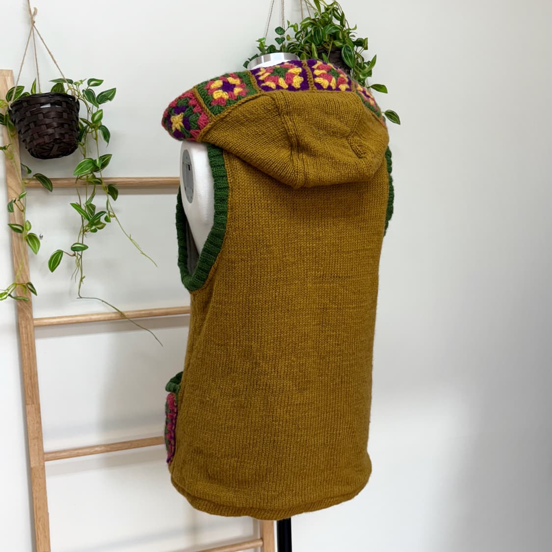 TITICACA 티티카카/ 모티브후드집업베스트 집업베스트 크로셰베스트 상품이미지2