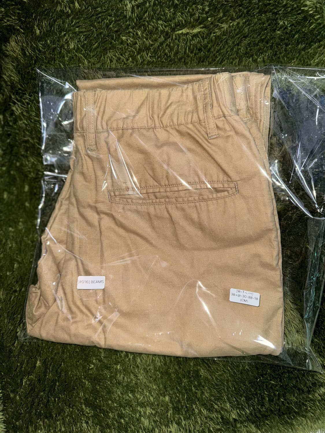[M] B:ming Beams 빔즈 벤딩 린넨 코튼 치노 팬츠 베이지 상품이미지10